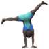 🤸🏿‍♂️ man cartwheeling: dark skin tone display on Apple